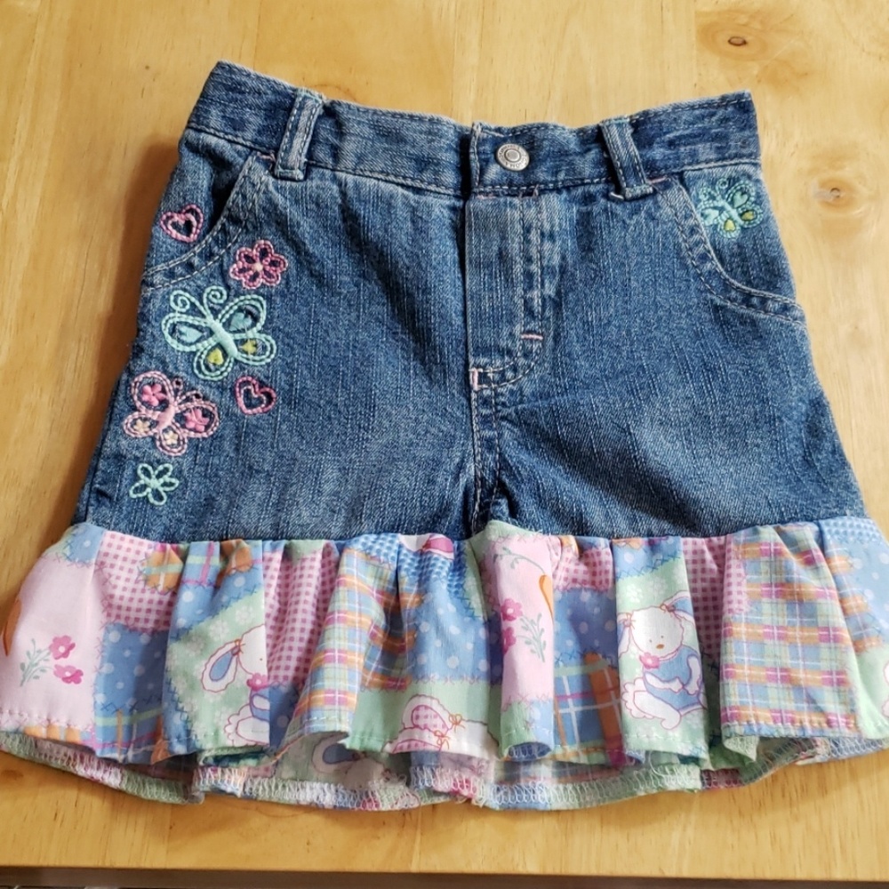 Homemade butterfly bunny skirt new